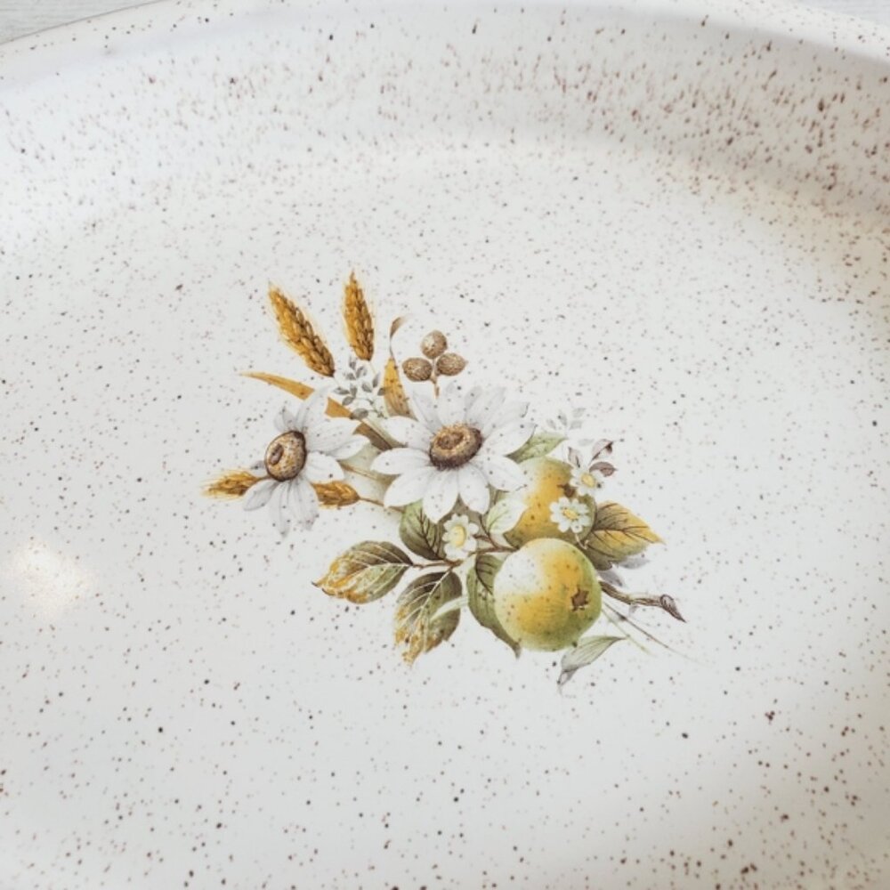 Blue Mountain Pottery Bakewear Country Charm Cottage Vintage Oval Baking Dish - Picture 3 of 7